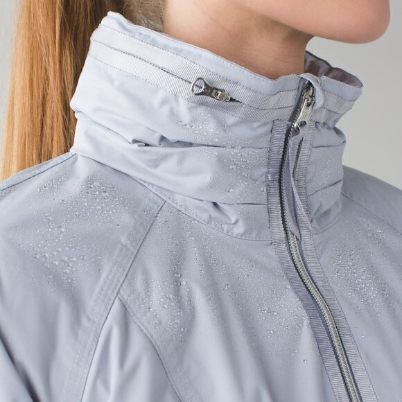 Lululemon Fo Drizzle Jacket- Silver Fox Rain Jacket - Picture 5 of 16